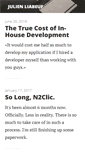 Mobile Screenshot of julienliabeuf.com